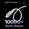 Kabel USB-C do USB-C Spigen 100W 2m Szybkie Ładowanie – Biały